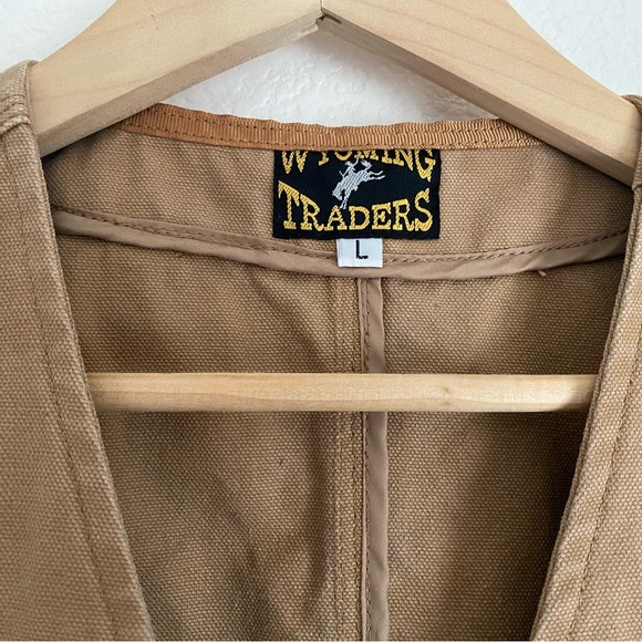 Wyoming Traders canvas Texas Concealed Carry Vest, tan, L - Picture 3 of 11